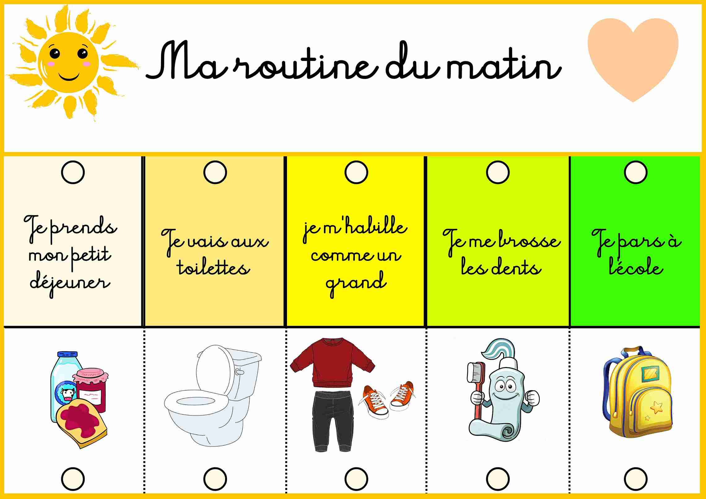 routine matin